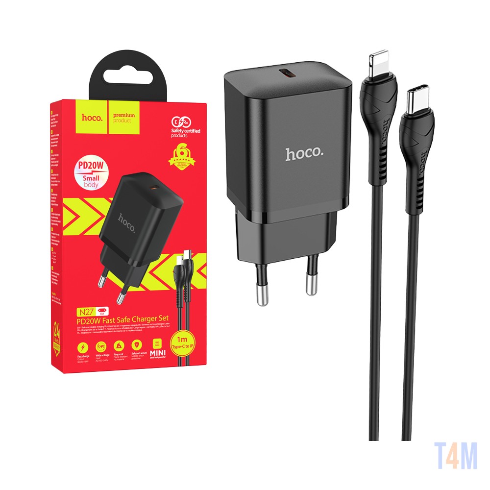 HOCO PD20W FAST SAFE CHARGER SET